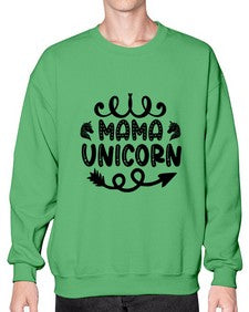 mama unicorn 300# - unicorn- Sweatshirt - Crew