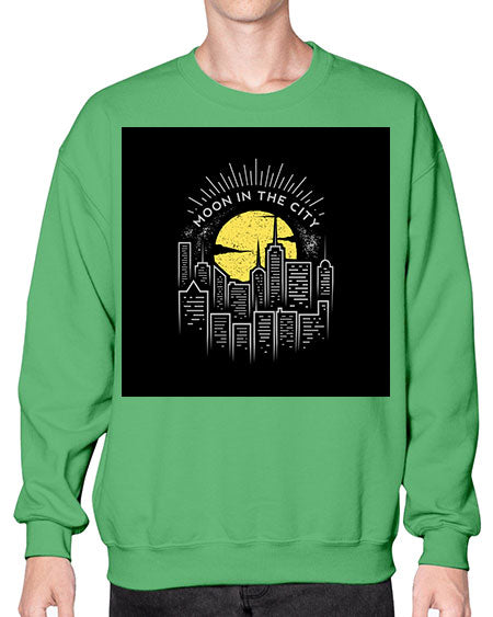 mooninthecity 2# - moon- Sweatshirt - Crew