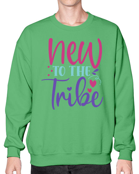 new to the tribe Style 163# - baby- Sweatshirt - Crew