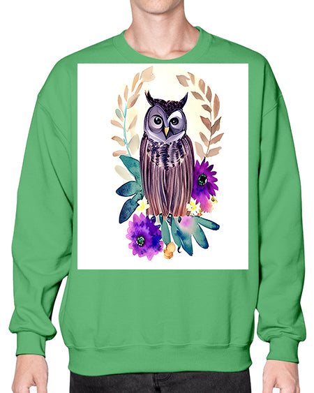 owl 17# - owl- Sweatshirt - Crew