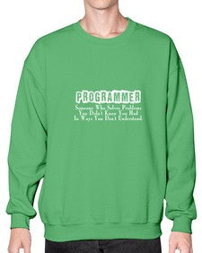 programmer some one who 1# - computer- Sweatshirt - Crew