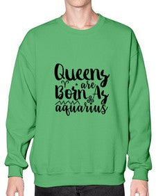 queens Are Born As Aquarius 383# - aquarius- Sweatshirt - Crew