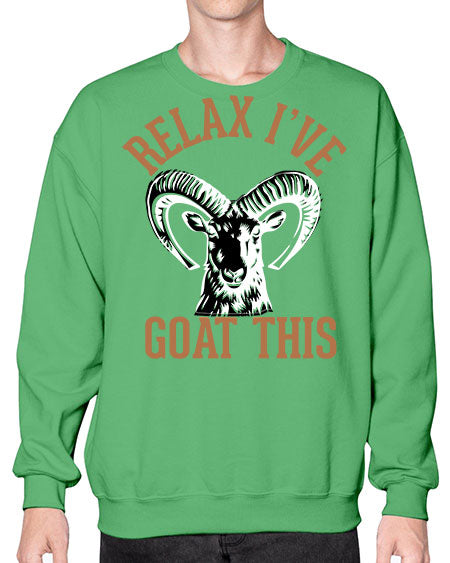 relax i’ve goat this Style 2# - goat- Sweatshirt - Crew