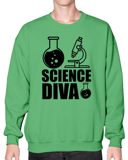science diva 126# - general science- Sweatshirt - Crew