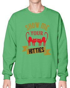 show me your kitties Style 115# - cats- Sweatshirt - Crew