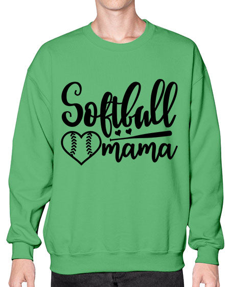 softball mama 2274# - softball- Sweatshirt - Crew