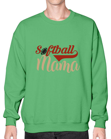 softball mama 2275# - softball- Sweatshirt - Crew
