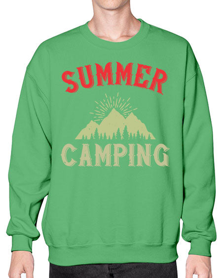 summer camping  82# - summer- Sweatshirt - Crew