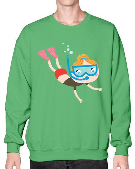 summer characters 61# - summer- Sweatshirt - Crew