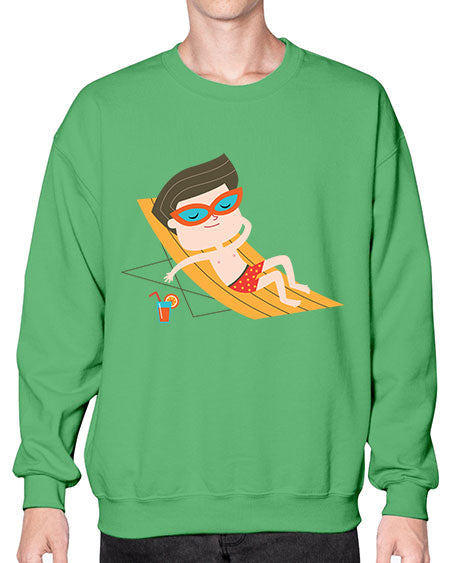 summer characters 62# - summer- Sweatshirt - Crew