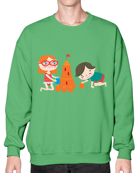 summer characters 66# - summer- Sweatshirt - Crew