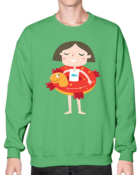 summer characters 67# - summer- Sweatshirt - Crew