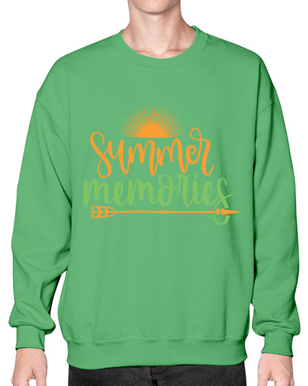 summer memories 80# - summer- Sweatshirt - Crew