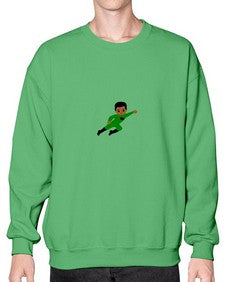 super kid 6# - black boys or men- Sweatshirt - Crew