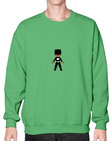 super kid 8# - black boys or men- Sweatshirt - Crew