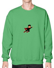 super kid 9# - black boys or men- Sweatshirt - Crew