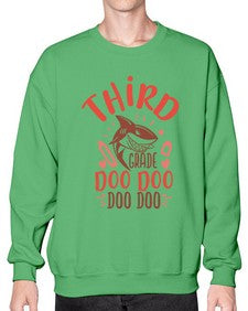 third grade doo doo 954# - third grade- Sweatshirt - Crew