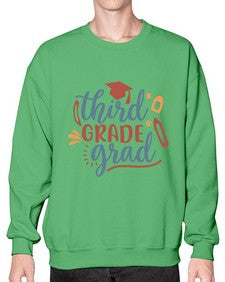 third grade grad 959# - third grade- Sweatshirt - Crew