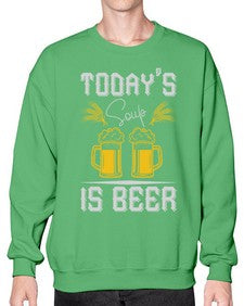 todays soup is beer 1666# - beer- Sweatshirt - Crew