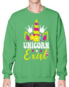 unicorn exist 457# - unicorn- Sweatshirt - Crew
