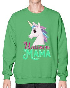 unicorn mama 471# - unicorn- Sweatshirt - Crew
