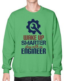 wake up smarter sleep with an engineer Style 459# - engineer- Sweatshirt - Crew