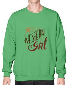 western girl 1244# - western- Sweatshirt - Crew