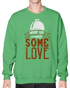 whip up some love 471# - cooking- Sweatshirt - Crew