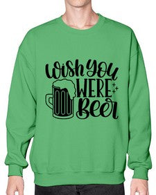 wish you were beer 1782# - beer- Sweatshirt - Crew