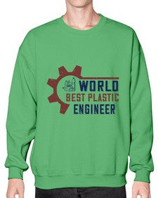 world best plastic engineer Style 477# - engineer- Sweatshirt - Crew