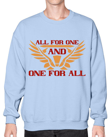 All for one and one for all 2360# - badminton- Sweatshirt - Crew