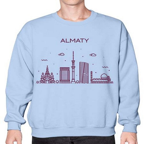 Almaty 306# - cities- Sweatshirt - Crew