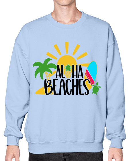 Aloha Beaches Style 55# - summer- Sweatshirt - Crew