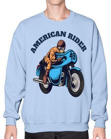 American rider 7# - motorcycle- Sweatshirt - Crew