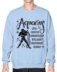 Aquarius 64# - aquarius- Sweatshirt - Crew