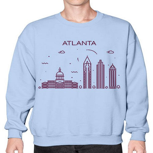 Atlanta 372# - cities- Sweatshirt - Crew