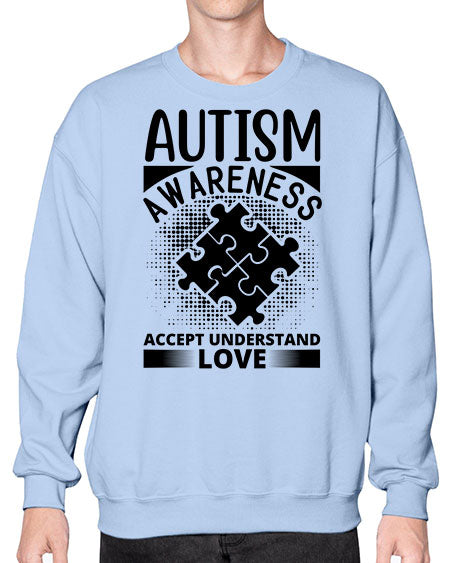 Autism awareness Style 43# - autism- Sweatshirt - Crew