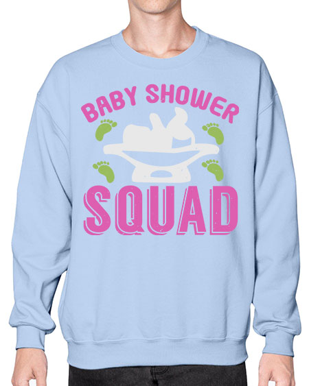 Baby shower Squad Style 31# - baby- Sweatshirt - Crew