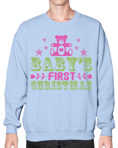 Babys first Christma Style 35# - baby- Sweatshirt - Crew