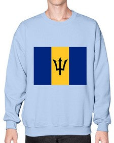 Barbados 410# - world flags- Sweatshirt - Crew