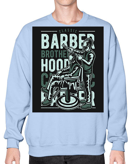 Barber Brotherhood587# - barber- Sweatshirt - Crew