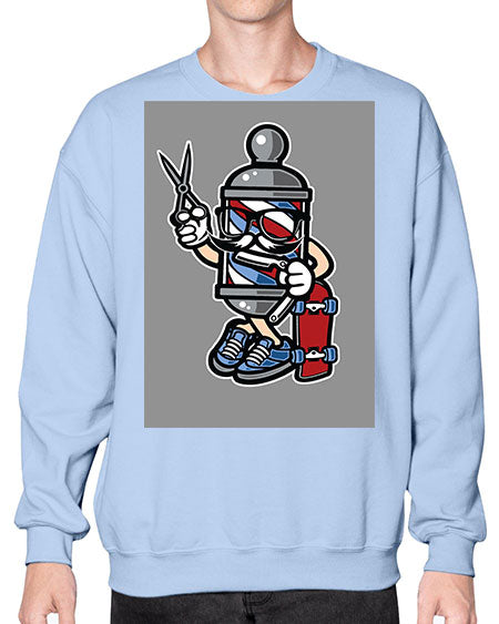 Barber Skater589# - barber- Sweatshirt - Crew