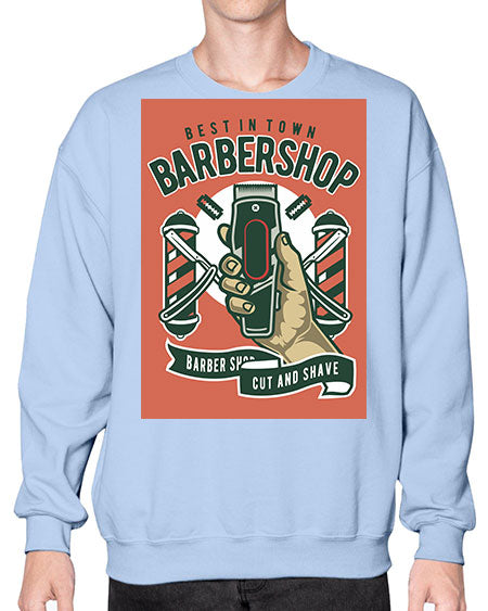 Barbershop590# - barber- Sweatshirt - Crew