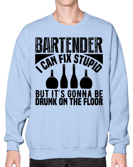 Bartender I can fix Style 54# - bartender- Sweatshirt - Crew