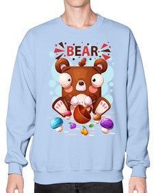 Bear 18# - cartoon animals- Sweatshirt - Crew