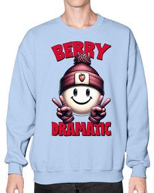 Berry Dramatic Strawberries 670# - strawberry- Sweatshirt - Crew