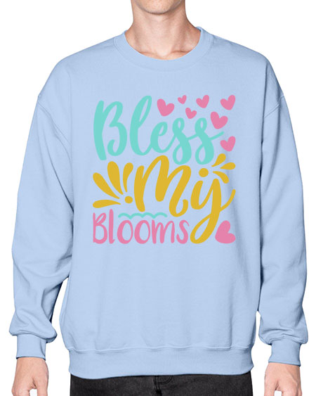 Bless my blooms Style 69# - summer- Sweatshirt - Crew