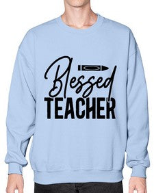 Blessed teacher 632# - teacher- Sweatshirt - Crew