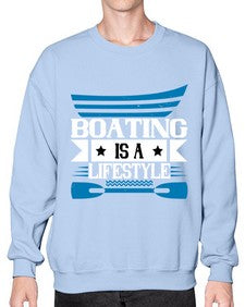 Boating is a lifestyle 52# - boats- Sweatshirt - Crew