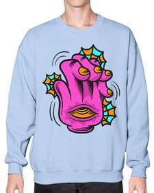 Bored high five 23# - cartoon general- Sweatshirt - Crew